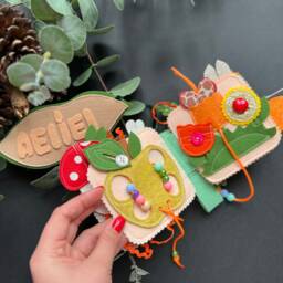 Quiet Book , Quiet From 1 Year To 3 Years, Educational Felt Book, Felt Busy Book, Baby Activity Book. Activity Toys - thumbnail 3