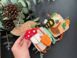 Quiet Book , Quiet From 1 Year To 3 Years, Educational Felt Book, Felt Busy Book, Baby Activity Book. Activity Toys - thumbnail 1
