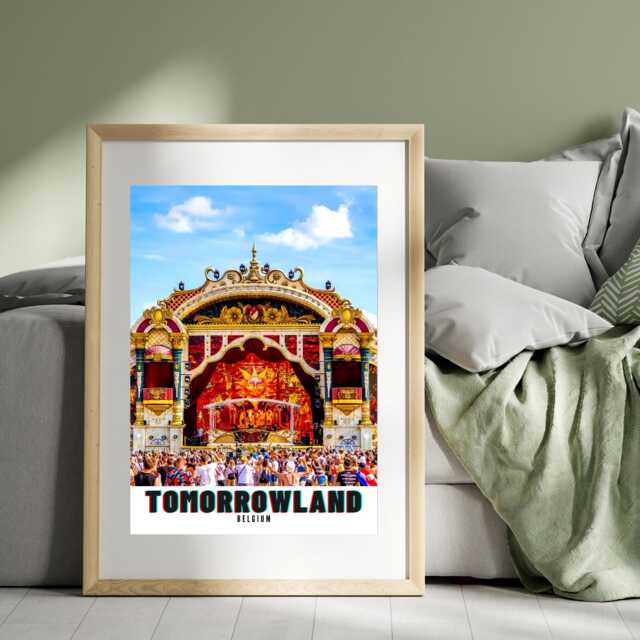 Tomorrowland Festival Poster Daytime - Stunning Art Print For Music Fans. Premium Quality & Lovers - image 1