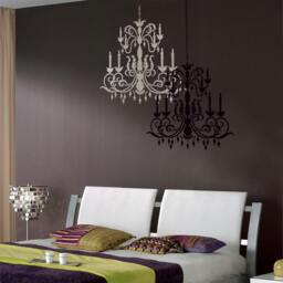 Reusable Stencil Chandelier - Size Med Wall Stencils Better Than Decals