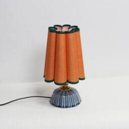Handmade Candy Orange Fabric Lamp For Day Gift-26# - thumbnail 3