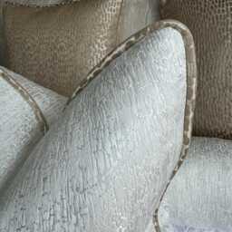 White Luxury Cushion Cover With Champagne Piping - Custom Made Scatter Piped Pillow For Home Decor, Blake - thumbnail 3