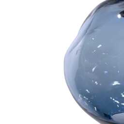 Hand Blown Bluestone Glass Pendant Light Ready-Made - thumbnail 3