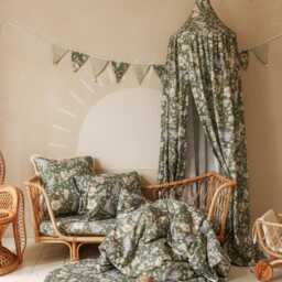 May Garden On Green - Fitted Sheet - thumbnail 2