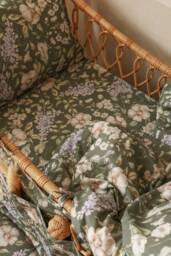 May Garden On Green - Fitted Sheet - thumbnail 1