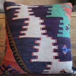 Vintage Kilim Pillow Cover - 16 - thumbnail 2
