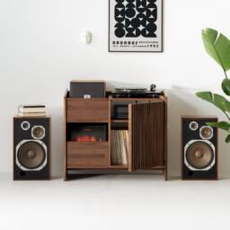 Fuse - Record Storage Crafted Walnut Cabinet For Turntables - thumbnail 3