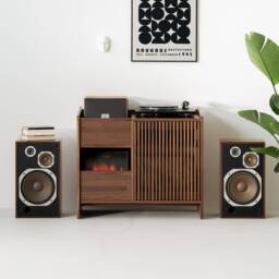 Fuse - Record Storage Crafted Walnut Cabinet For Turntables - thumbnail 2