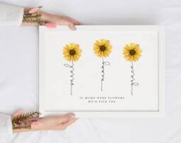 Mothers Day Gift, Mother Personalised Mum Print, Mother's Gift For Nanny, Mum's Birthday, Daughter Christmas Cp - thumbnail 1