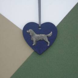 Springer Spaniel Wooden Heart - Christmas Ornament Tree Decoration Dog Hanging Mum Gift - thumbnail 3