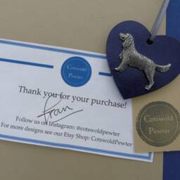 Springer Spaniel Wooden Heart - Christmas Ornament Tree Decoration Dog Hanging Mum Gift - thumbnail 4
