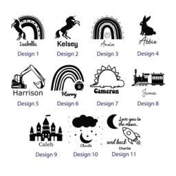 Personalised Children's Led Night Light Desk Up Sign Bedroom D??cor Various Designs Available For Girl Or Boy - thumbnail 2