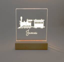 Personalised Children's Led Night Light Desk Up Sign Bedroom D??cor Various Designs Available For Girl Or Boy - thumbnail 1