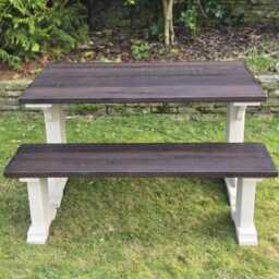 Lucian Gothic Rustic Bench - thumbnail 4