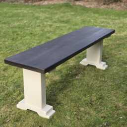 Lucian Gothic Rustic Bench - thumbnail 3