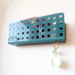 Arch Rattan Cane Acrylic Wall Mail Holder - thumbnail 2