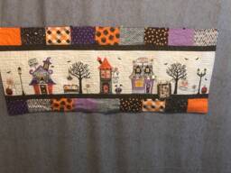 Halloween Quilted Bench Pillow/Kb Twilight Boo-Levard Pillow/Fall Pillows/Decor Pillows/Sofa Fall Pillow/16x38 in Pillow Covers