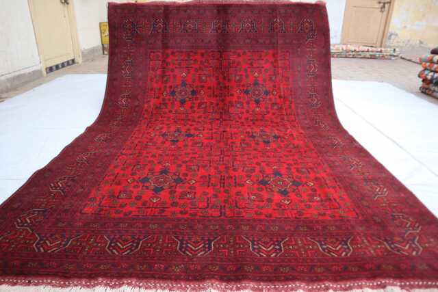 6x8 Ft New Handmade Afghan Bukhara Rug, Khal Mohammedi Area Turkmen Oriental Geometric Genuine Livingroom D??cor Rug - image 1