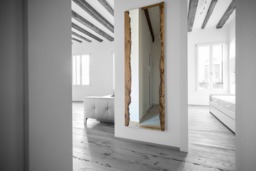 Large Wooden Mirror - thumbnail 1