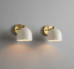 Metio Dome Decorative Wall Sconce Light - Elegant Indoor Lighting Fixture - thumbnail 1