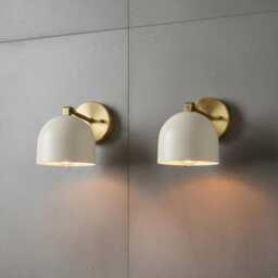 Metio Dome Decorative Wall Sconce Light - Elegant Indoor Lighting Fixture - thumbnail 2