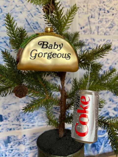 Baby Gorgeous Glitter Glass Taco Christmas Ornament - Rhoslc Real Housewives Salt Lake City Lisa Barlow - image 1