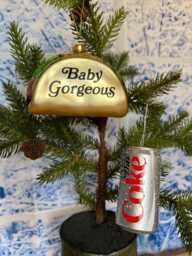Baby Gorgeous Glitter Glass Taco Christmas Ornament - Rhoslc Real Housewives Salt Lake City Lisa Barlow