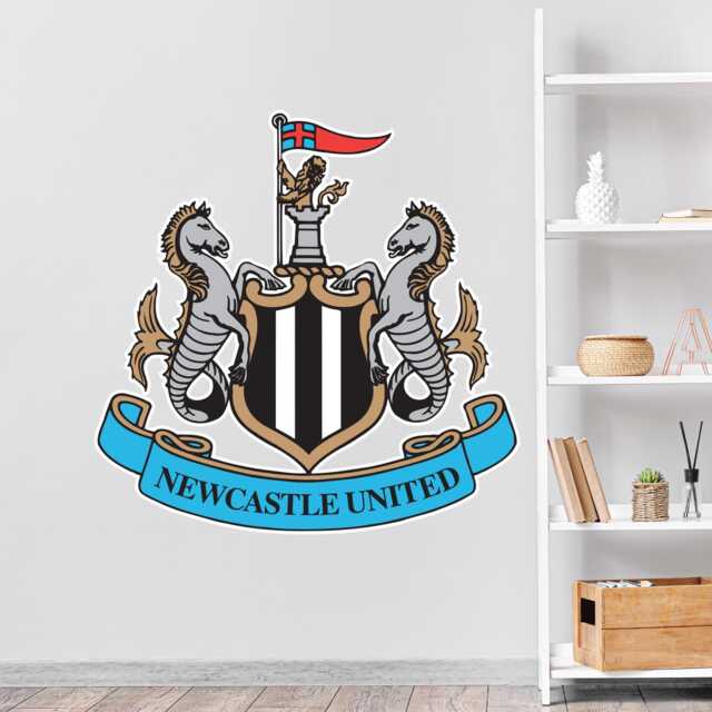 Newcastle United Football Club - Crest Wall Sticker Nufc Decal - image 1