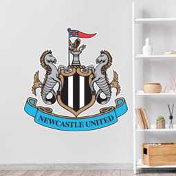 Newcastle United Football Club - Crest Wall Sticker Nufc Decal - thumbnail 1