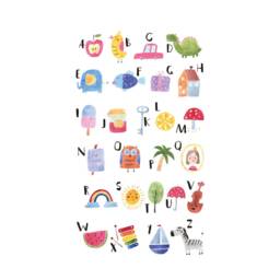 Watercolour Alphabet Wall Sticker, Decal - thumbnail 2
