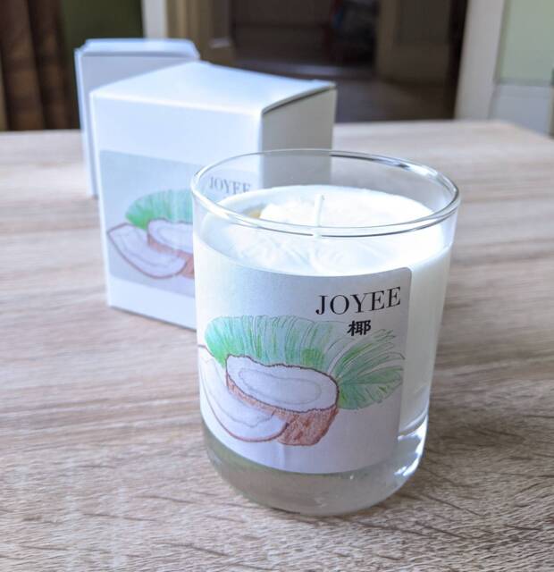 Asian Coconut Soy Candle - Natural Scented, Handmade in London - image 1