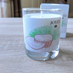 Asian Coconut Soy Candle - Natural Scented, Handmade in London - thumbnail 3