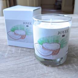 Asian Coconut Soy Candle - Natural Scented, Handmade in London - thumbnail 2