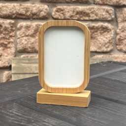 Engraved Wooden Photo Frame Personalised Keepsake Gift - thumbnail 4