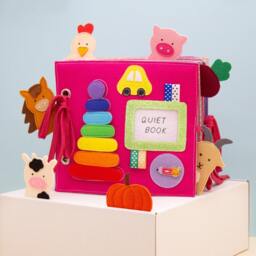 Toddler Quiet Book Montessori Sensory Book, 10 Pages - thumbnail 3