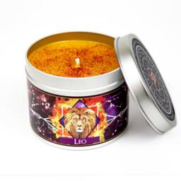 Leo Zodiac Candle - Lion Star Sign Constellation Gift Gifts Astrology Horoscope Birthday - thumbnail 2