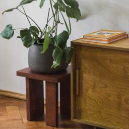 Ototo.17 Minimalist Japandi Style Plywood Stool, Plant Stand, Cocktail Table, Auxiliary Bedisde Table - thumbnail 2
