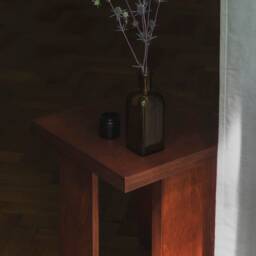 Ototo.17 Minimalist Japandi Style Plywood Stool, Plant Stand, Cocktail Table, Auxiliary Bedisde Table - thumbnail 3