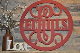 Personalized Wooden Name Sign, Wall Decor, Wedding Gift - thumbnail 1