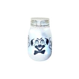 Clown Night Light, Circus Lamp, Nursery Decor, Decal, Bedroom, Party Large Fairy Light Up Jar - thumbnail 3