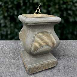 Large Sundial Decoration Concrete Garden Statue Cement Timepiece Sculpture Yard Ornament Japanese Style Lover Gift - thumbnail 3