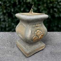 Large Sundial Decoration Concrete Garden Statue Cement Timepiece Sculpture Yard Ornament Japanese Style Lover Gift - thumbnail 1