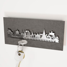 Savannah Souvenir Gift Tube - Elegant Skyline Silhouette Design Ideal Keepsake Or Present Georgia Landmarks Stylish Home Decor - thumbnail 2