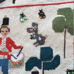 Toy Soldiers Original Custom Design Christmas Needlepoint Stocking - Sample Only. Not For Sale - thumbnail 4