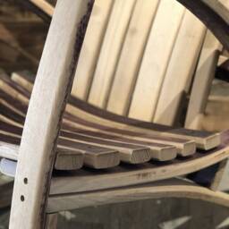 Rocking Chair Made Of Wine Barrel Staves - thumbnail 4