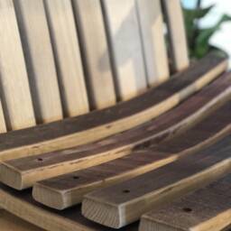 Rocking Chair Made Of Wine Barrel Staves - thumbnail 3