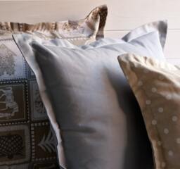 Set 3 Decorative Pillows, Neutral Colors, Grey, Pois, Tirol, Cushions, Throw Pillow - thumbnail 1