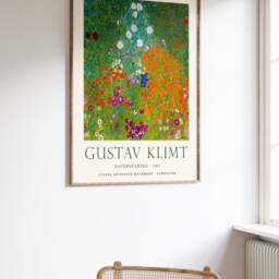 Gustav Klimt Poster, Gallery Quality Print, Flower Garden, Art Nouveau, Modern Art, Wall Decor, Floral Art, Gift Ideas, A1/A2/A3/A4 - thumbnail 3