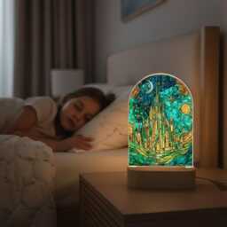 Emerald City Light Home Decor, Elphaba Glinda Nightlight, Wicked Musical Wizard Of Oz Gift, Bedroom Decoration, Decor - thumbnail 2
