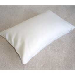"12x18 Tempur Travel Pillow Cover White Black Cotton Sateen Thread Count Small 45x30cm Oblong Case Pillowcase 18""x12" - thumbnail 3